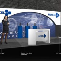Hexcel Trade Show Booth Design by Footprint Exhibits in Seattle, WA