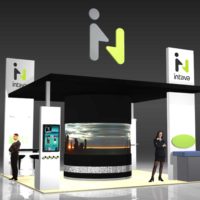 Intava Trade Show Booth Design by Footprint Exhibits in Seattle, WA